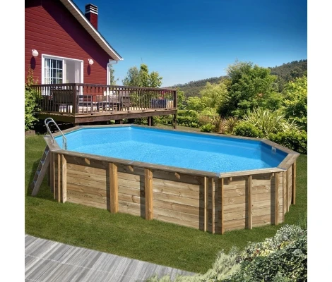 Gre Piscina Sunbay Orange Ovalada – 755 x 456 x ↕146 cm