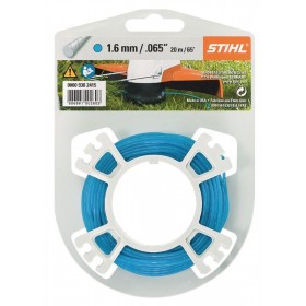 STIHL Hilo De Corte Azul Redondo  Silencioso   Ø 1,6 mm x 19 m
