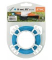 STIHL Hilo De Corte Azul Redondo  Silencioso   Ø 1,6 mm x 19 m