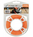 STIHL Hilo De Corte Redondo Silencioso Ø 2,4 mm Naranja