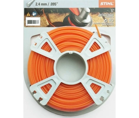 STIHL Hilo De Corte Redondo Silencioso Ø 2,4 mm Naranja