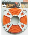 STIHL Hilo De Corte Redondo Silencioso Ø 2,4 mm Naranja