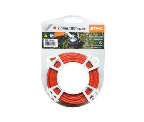 STIHL Hilo De Corte Redondo Silencioso Ø 2,7 mm Rojo