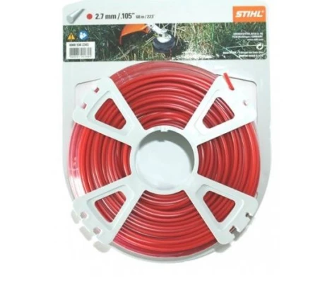 STIHL Hilo De Corte Redondo Silencioso Ø 2,7 mm Rojo