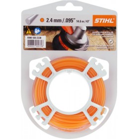 STIHL Hilo De Corte Redondo Ø 2,4 mm Naranja