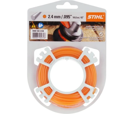 STIHL Hilo De Corte Redondo Ø 2,4 mm Naranja