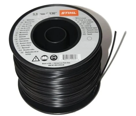 STIHL Hilo De Corte Redondo Ø 3,3 mm Negro