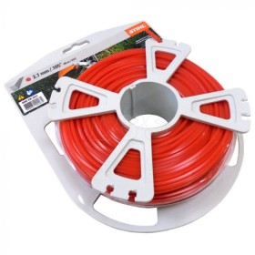 STIHL Hilo De Corte Cuadrado Ø 2,7 mm Rojo