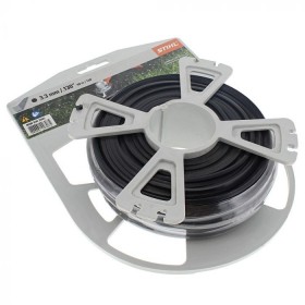 STIHL Hilo De Corte Cuadrado Ø 3,3 mm Negro