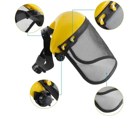 Pantalla Careta Protectora Desbrozadora Rejilla