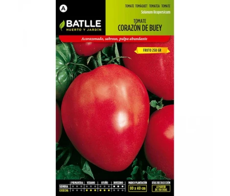 Batlle Semillas De Tomate Corazón De Buey