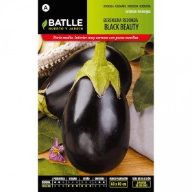 Batlle Semillas De Berenjena Redonda Negra