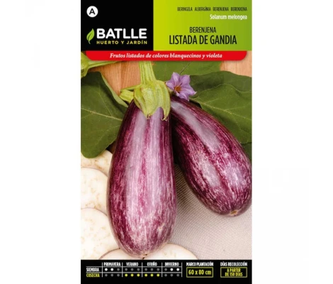 Batlle Semillas De Berenjena Listada De Gandía