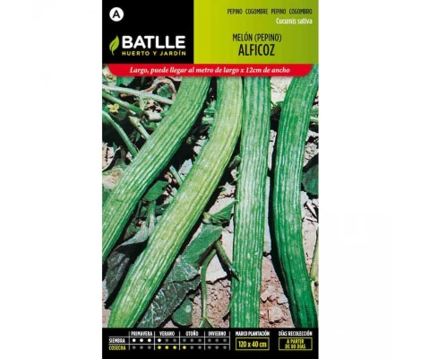 Batlle Semillas De Pepino Alficoz - Melón Serpiente