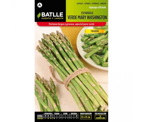 Batlle Semillas De Espárrago Verde Mary Washington