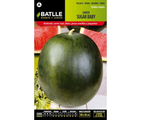 Batlle Semillas De Sandía Sugar Baby