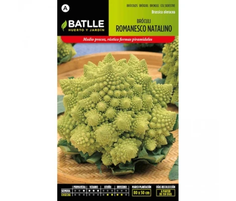 Batlle Semillas De Bróculi Romanesco Natalino