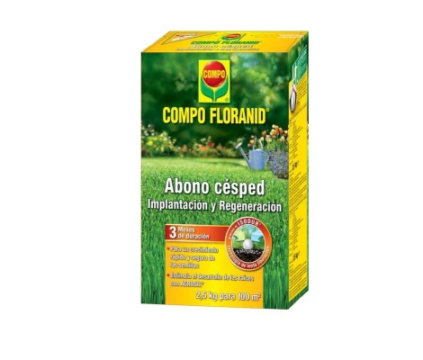 Compo Abono Césped Floranid Implantación y Regeneración