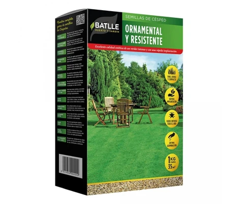 Batlle Semillas De Césped Ornamental y Resistente