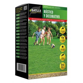 Batlle Semillas Césped Rústico y Decorativo