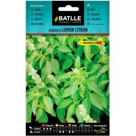 Batlle Semillas De Albahaca Lemon Citron