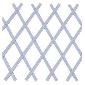 Celosía Extensible De Plástico Blanco Trelliflex