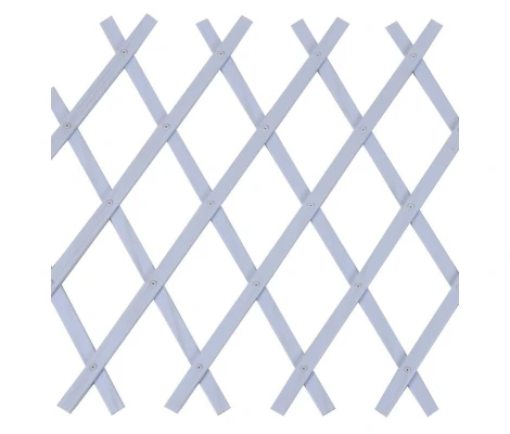 Celosía Extensible De Plástico Blanco Trelliflex