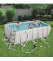 Piscina Desmontable Tubular Bestway Power Steel 412x201x122 cm Depuradora De Arena