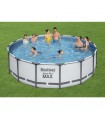 Piscina  Bestway Steel Pro Max Con Depuradora Cartucho Estructura Metálica 366x100 cm