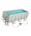 Piscina Desmontable Tubular Bestway Power Steel 412x201x122 cm Depuradora De Arena