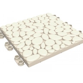 Catral Suelo Pack 9 Baldosas Clickfloor Piedra LOP Blanco 0,30x0,30 cm