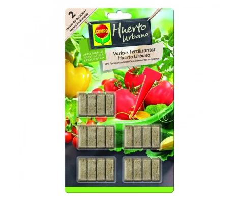 Compo Varitas Fertilizantes Huerto y Frutales 20 ud