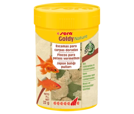 Escamas Para Carpas Doradas Sera Goldy Nature 100 ml (22g)