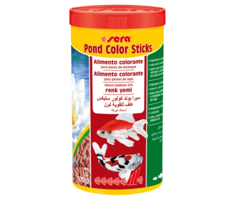 Alimento Colorante Para Peces Sera Pond Color Sticks