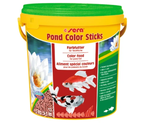 Alimento Colorante Para Peces Sera Pond Color Sticks