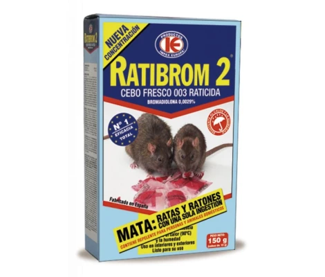 Ratibrom 2 Cebo Fresco 003 Raticida 150 g