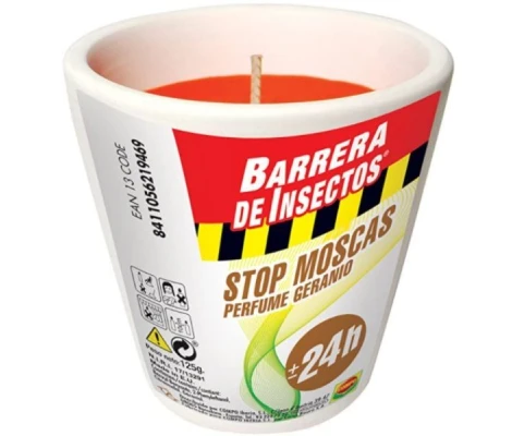 Compo Barrera De Insectos Stop Moscas Perfume Geranio 24h 125g