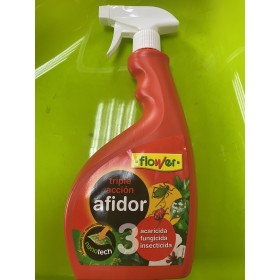Flower Insecticida Fungicida Triple Acción Acaricida Afidor 750 ml