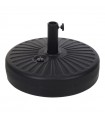Base Parasol 22 litros Color Negro Ø 51x12 cm
