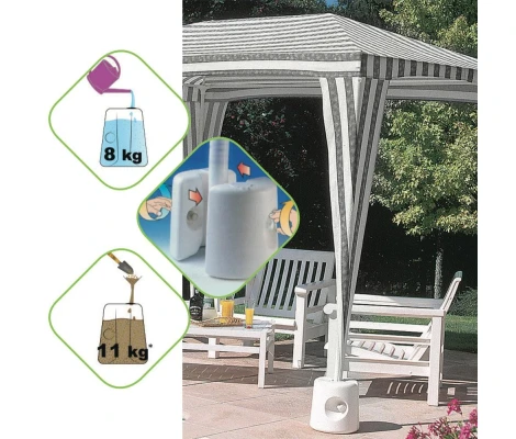 Soporte Para Carpa Rellenable 8 litros