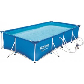 Piscina Elevada Desmontable Bestway Rectangular Steel Pro 400x211x81cm