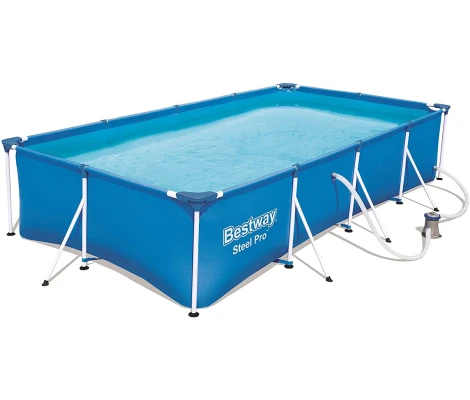 Piscina Elevada Desmontable Bestway Rectangular Steel Pro 400x211x81cm
