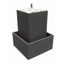 Framusa Fuente Cascada Carré Antracita 86 cm