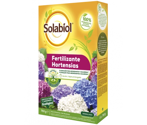 Solabiol Fertilizante Granulado Para Hortensias 750gr